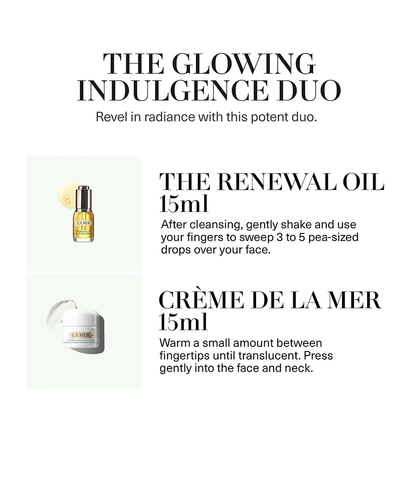 La Mer 2-Pc. The Glowing Indulgence Duo Skin Care Set