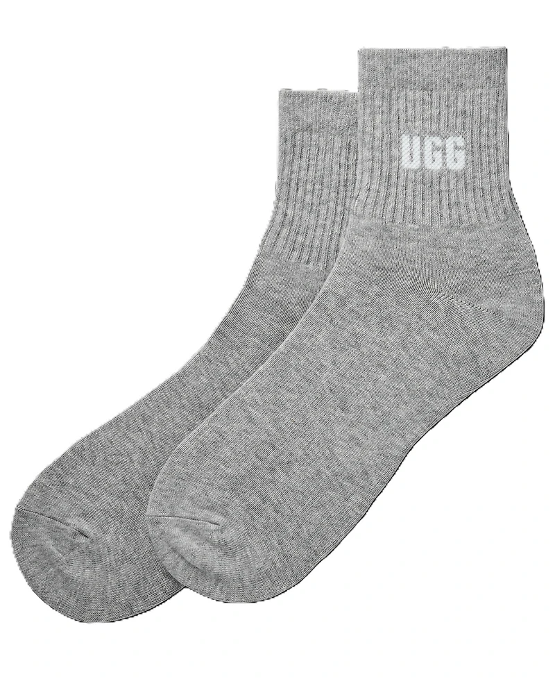 Ugg Women's 2-Pack Quinlin Logo Quarter Socks