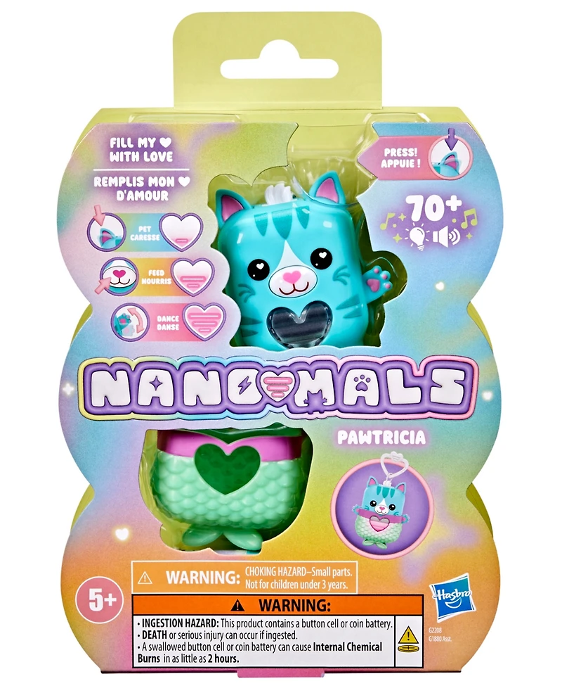 Nano-Mals Hasbro Pawtricia The Blue Kitty Electronic Pet Toy