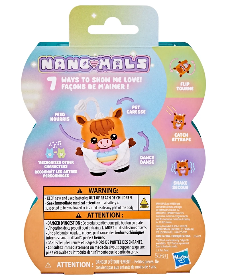Nano-Mals Hasbro Cowbert The Highland Cow Electronic Pet Toy