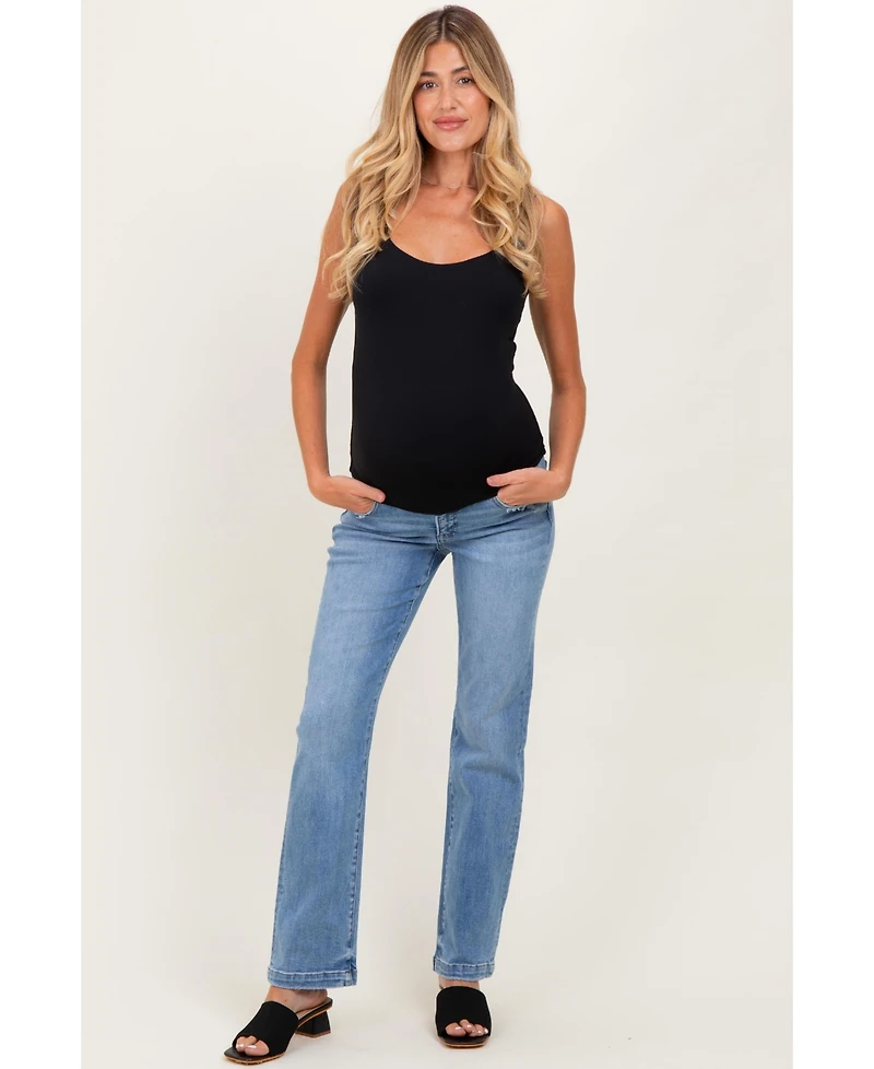 Pinkblush Maternity Medium Mid Rise Straight Jeans