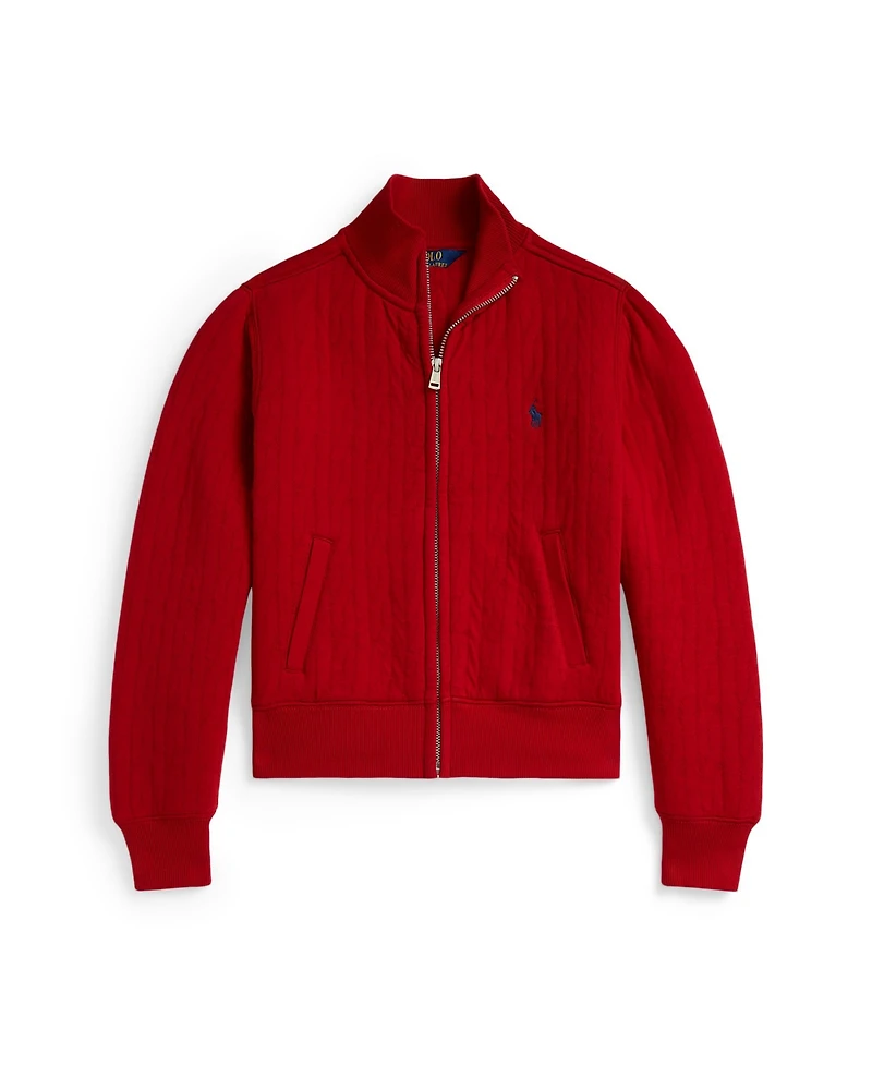 Polo Ralph Lauren Girls 7-16 Quilted Cable-Motif Jacket