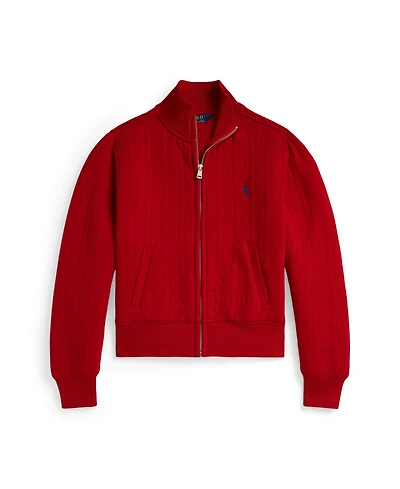 Polo Ralph Lauren Girls 7-16 Quilted Cable-Motif Jacket
