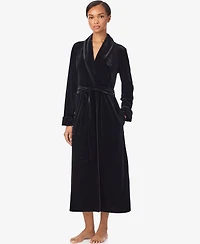 Lauren Ralph Women's Long Sleeves Shawl Collar Robe