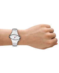 Diesel Men's D-Rush Quartz Three-Hand Silver Stainless Steel Watch, 42mm