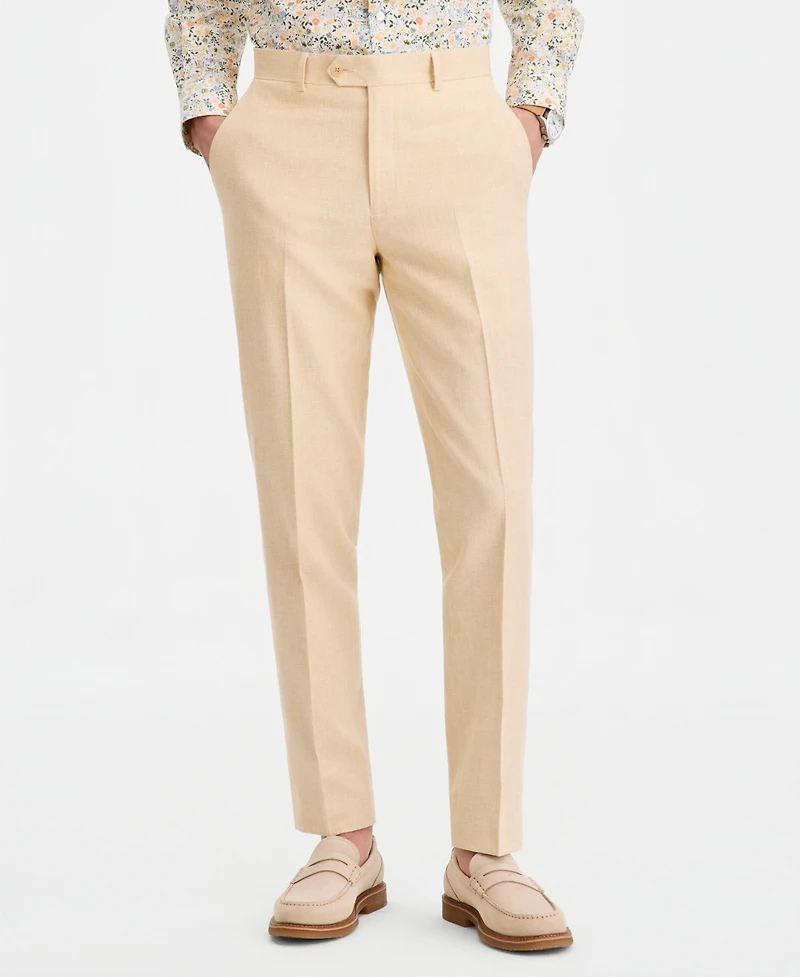 Bar Iii Men's Slim-Fit Linen-Blend Suit Separates Pants, Macy's Exclusive