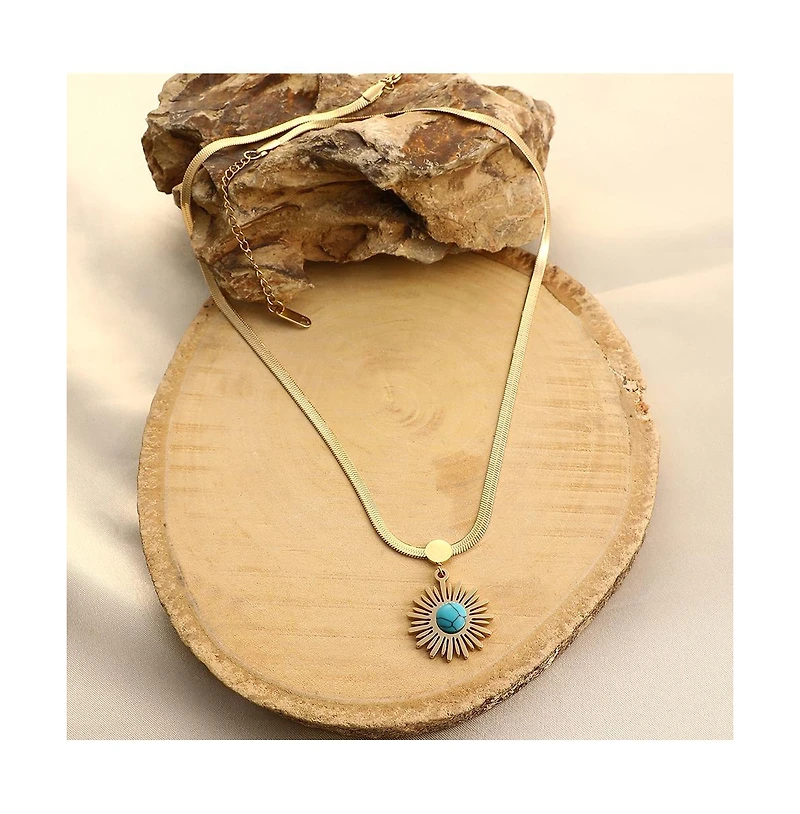 Sohi Women's The Soleil Pendant Necklace