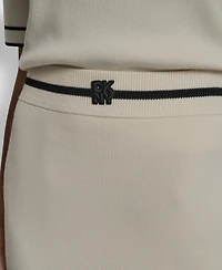 Dkny Jeans Women's Color Block Maxi Skirt