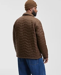 Mode of One Men's Quilted Cozy Snap-Front Jacket, Macy's Exclusive