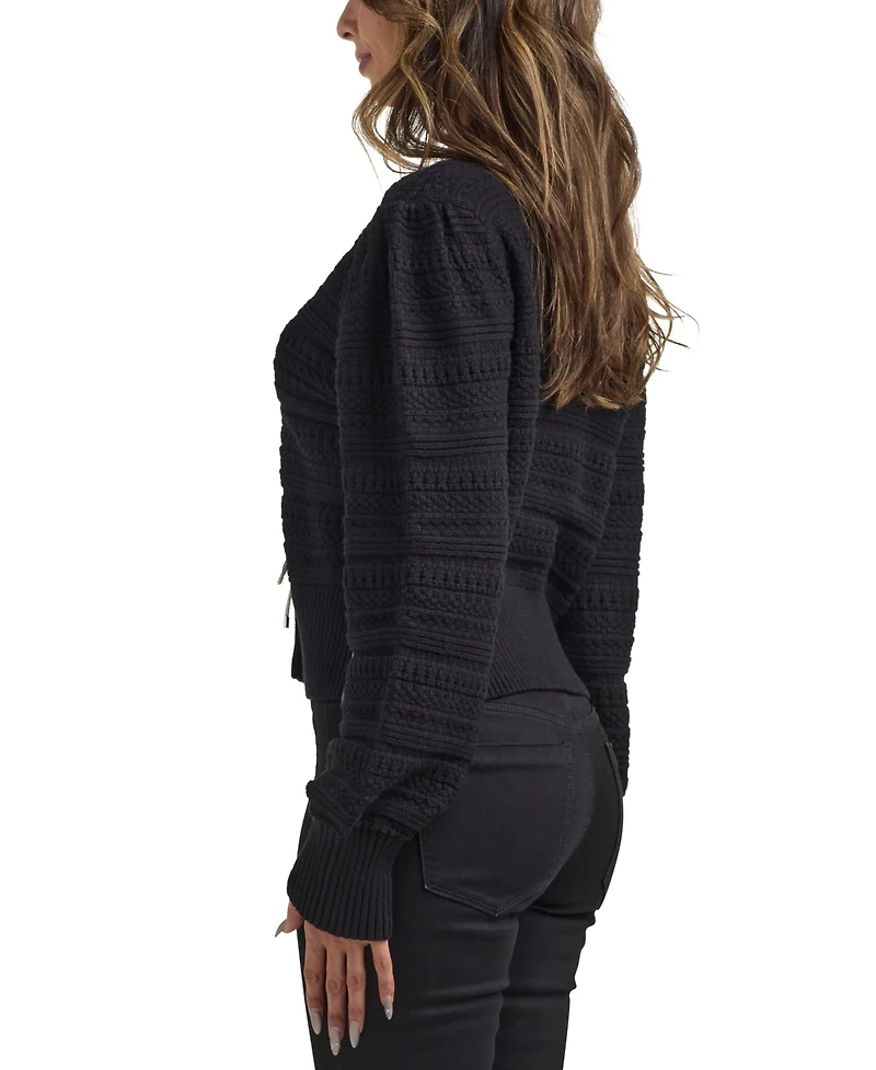 Bcx Women's V-Neck Cardigan Sweater
