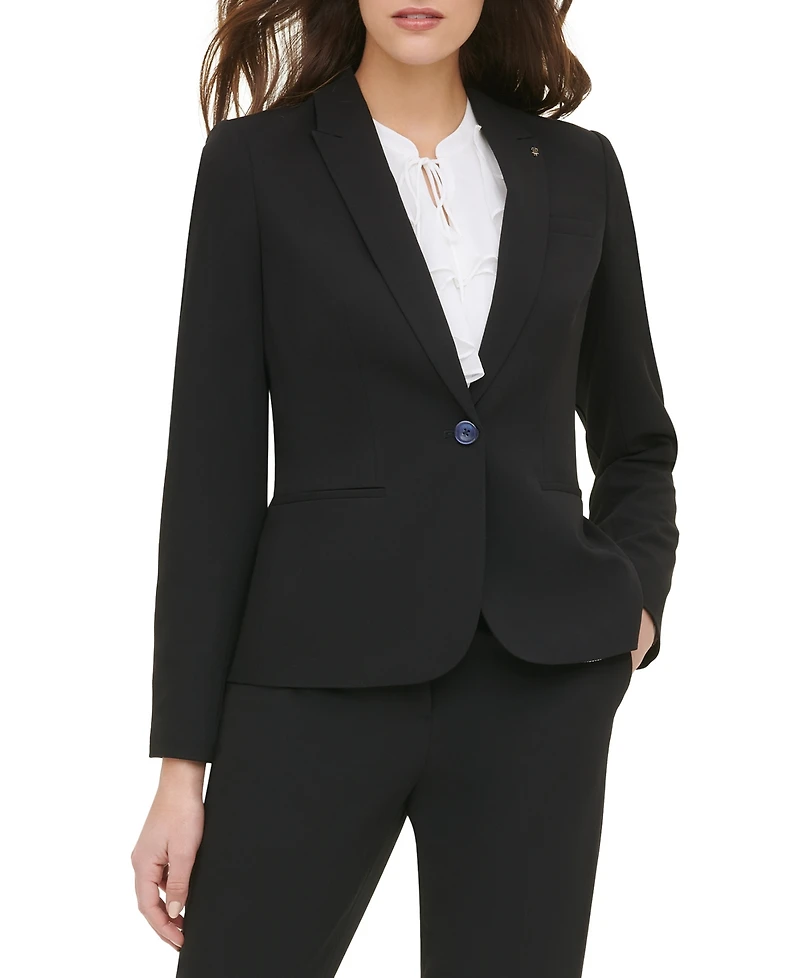Tommy Hilfiger Women's One-Button Blazer