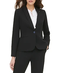 Tommy Hilfiger Women's One-Button Blazer