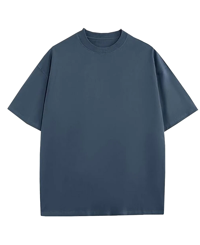 Blu Rock Men's Oversized Crewneck T-Shirt