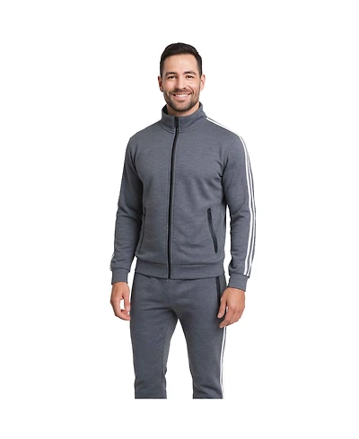 Galaxy By Harvic Men's 2-Pack Tech Fleece Sweatshirt and Jogger Set