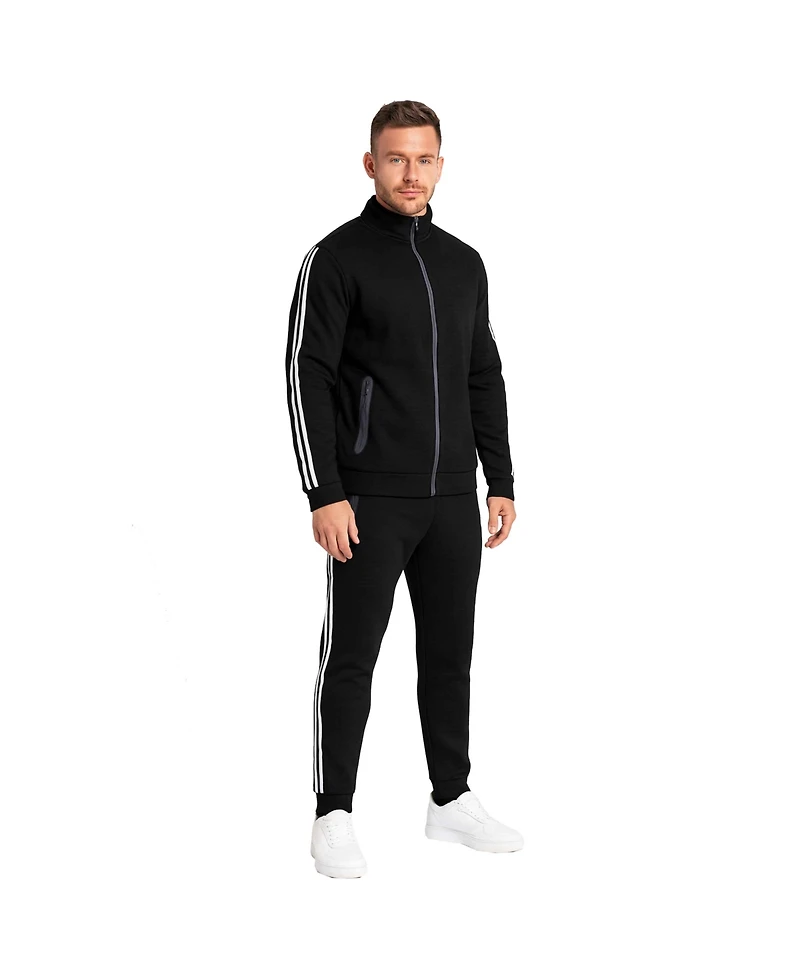 Galaxy By Harvic Men's 2-Pack Tech Fleece Sweatshirt and Jogger Set