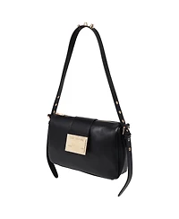 True Religion East West Shoulder Bag with Belt Buckle Tab