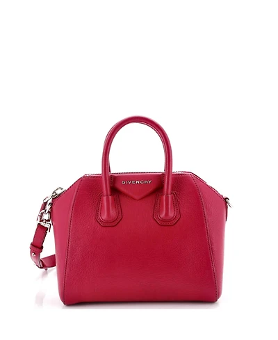 Pre-Owned Givenchy Mini Antigona Bag Leather