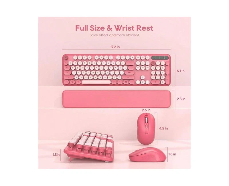 Wireless Keyboard And Mouse Combo