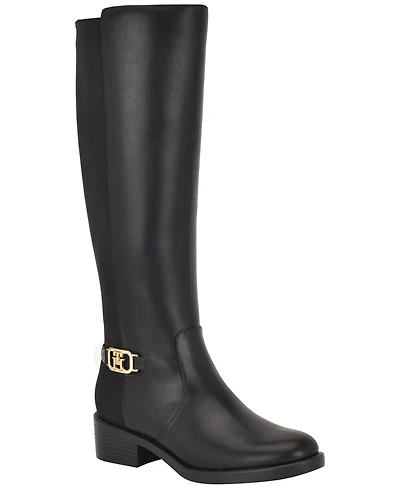 Tommy Hilfiger Women's Imaliz Tall Ornamented Riding Boots