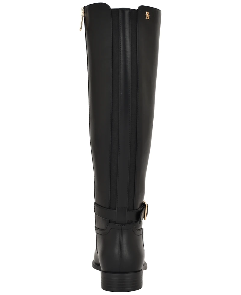 Tommy Hilfiger Women's Mireya Side Zip Riding Boot