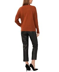 Vince Camuto Women's Cozy Crewneck Long-Sleeve Extend-Shoulder Sweater