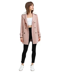 Belle & Bloom Women's Liberty Sherpa Collar Wool Blend Coat
