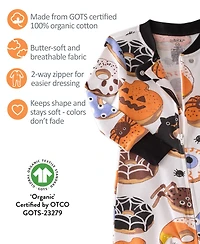 butterblu Baby Cruz Halloween Cotton Snug-Fit Footed Pajamas