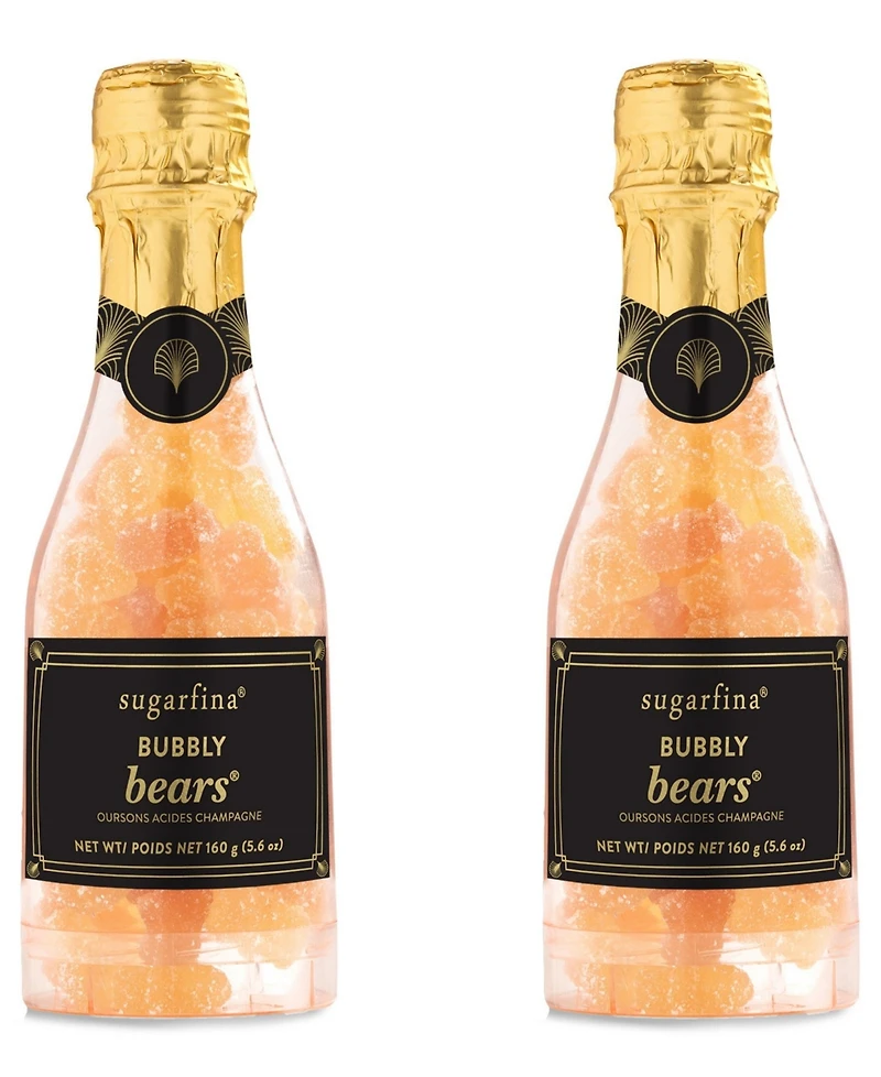 Sugarfina Holiday Bubbly Bears Celebration Bottle Candy Duo, 2 Pack