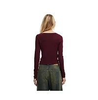 Cotton On Women's Asymmetric Ruched Knit