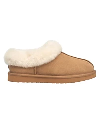 French Connection Women's Fur Closed Slipper