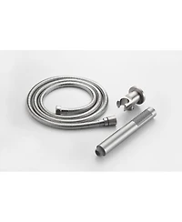 Rainsken Wall Mounted Shower Faucet Set for Bathroom with High Pressure 10" Stainless Steel Rain Shower head Handheld Shower Set, Brushed Nickel