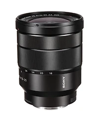 Sony Vario-Tessar T Fe 16-35mm f/4 Za Oss Lens, Black, Bundle with 72mm Digital Essentials Filter Kit and 19x19" Lens Wrap