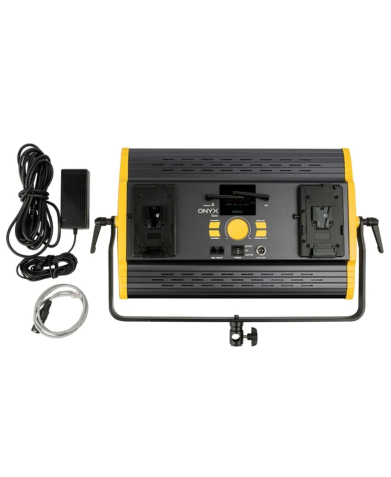 Ikan Onyx 2 x 1 Bi-Color Led Light with V-Mount Battery Plate, 22 x 16 x 1.75"