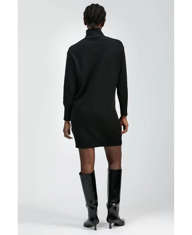 Pietro Brunelli Maternity Maternity Sweater Mini Dress Felicia with Turtleneck