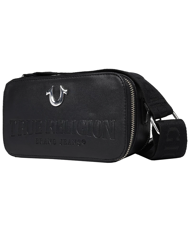 True Religion Double-Zip Horseshoe Camera Bag