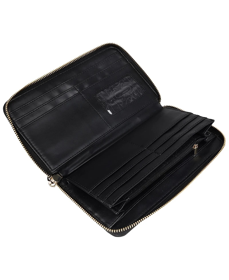 True Religion East/West Zip-Around Wallet