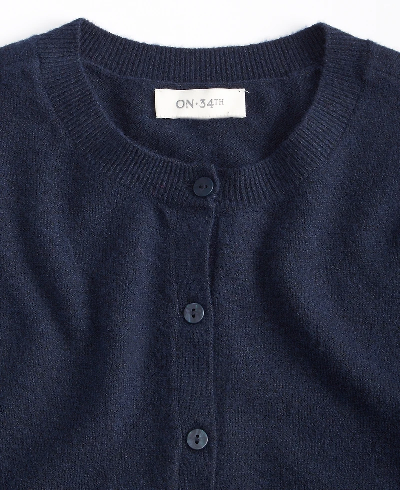On 34th Women's Ruffle-Hem Cardigan, Macy's Exclusive