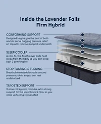 Serta Perfect Sleeper Lavender Falls 12" Firm Hybrid Tight Top Mattress, Full