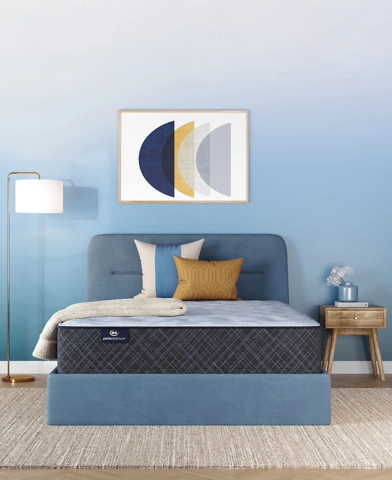 Serta Perfect Sleeper Iceland Poppy 13" Plush Tight Top Mattress Set, Twin