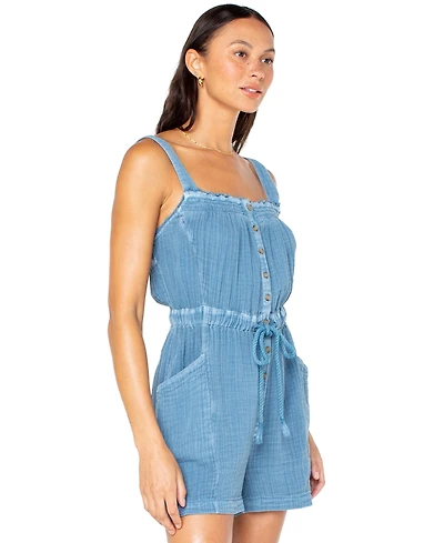 Roxy Women's On Beach Time Woven Jumpsuit