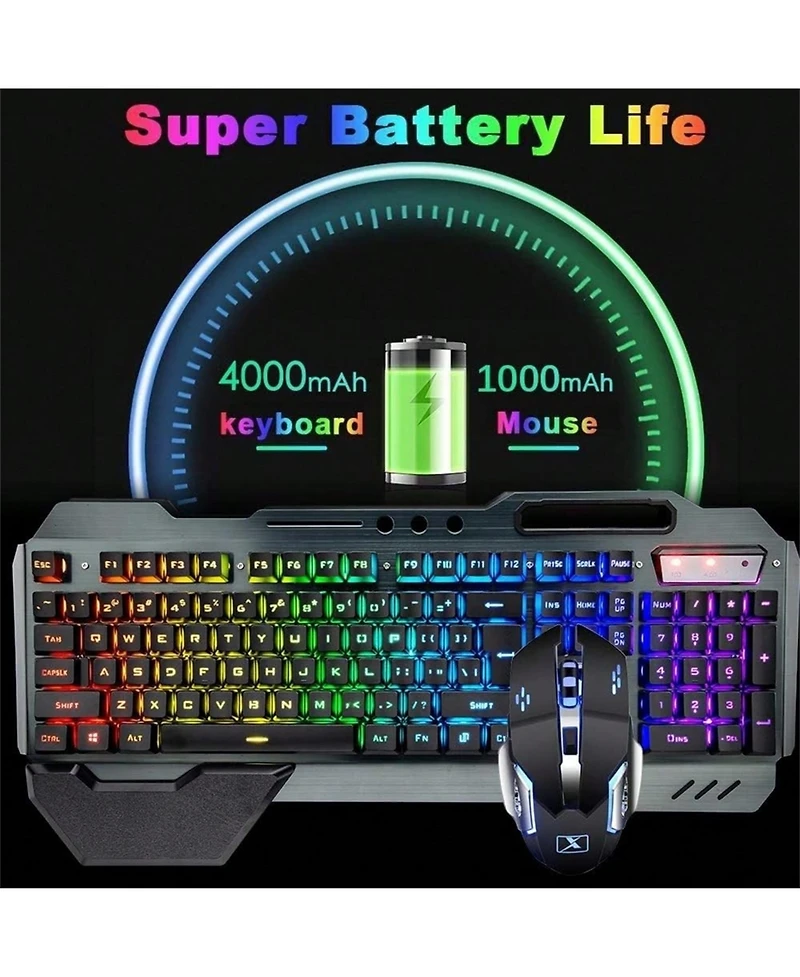Wireless Gaming Keyboard And Mouse