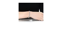 Eternal Sparkle Clear Cubic Zirconia Tennis Bracelet