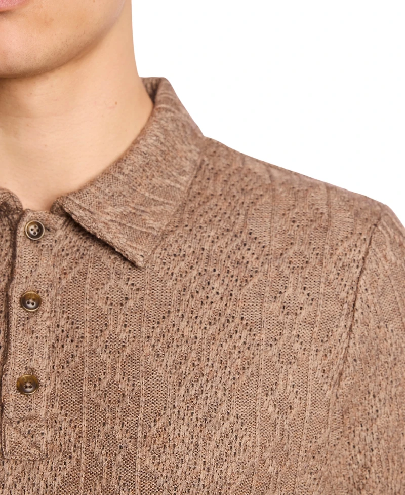 Paisley & Gray Men's Long Sleeve Polo Sweater