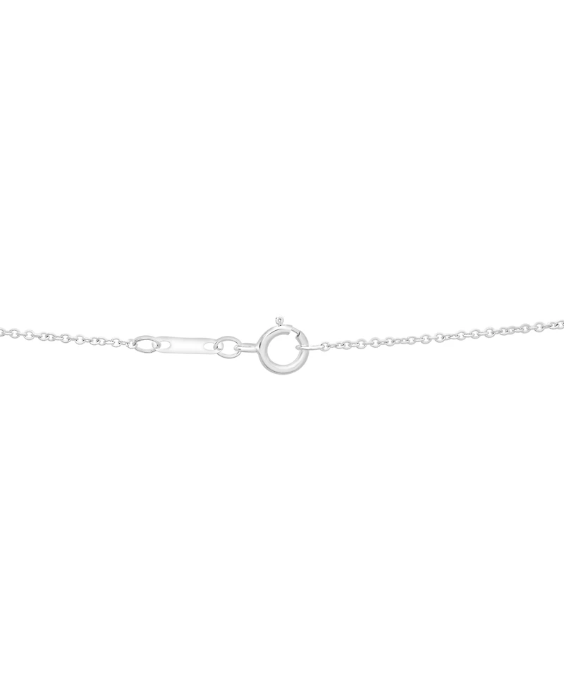 Wrapped Diamond Necklace (1/10 ct. t.w.) in 10K White Gold