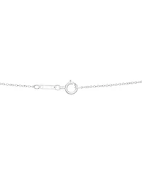 Wrapped Diamond Necklace (1/10 ct. t.w.) in 10K White Gold