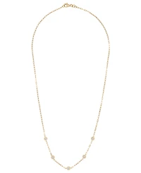 Wrapped Diamond Necklace (1/6 ct. t.w.) in 10K Yellow Gold