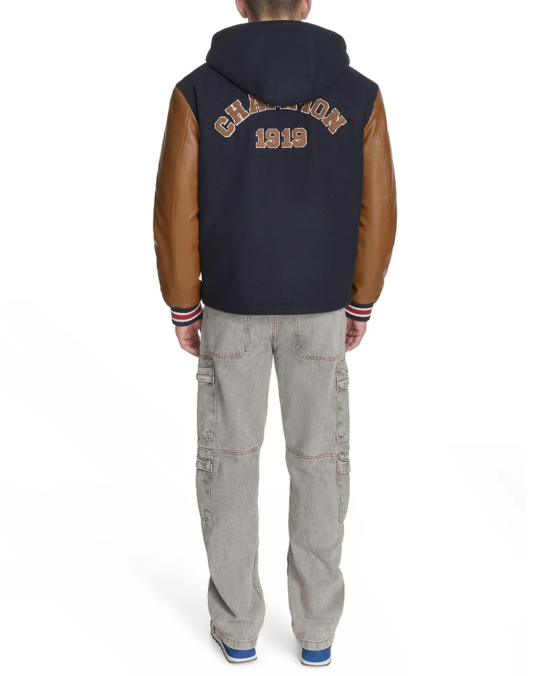 Champion Men's Mixed Media Coaches Jacket