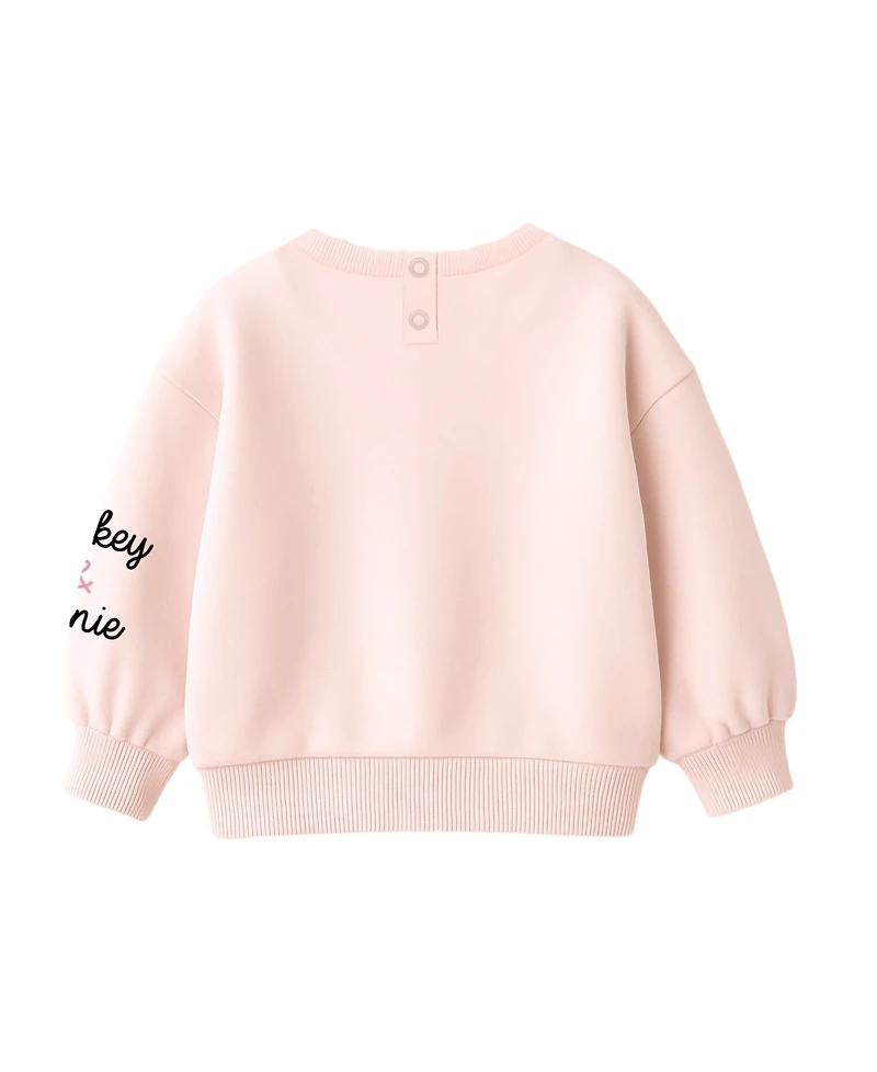 Disney Baby Girls 2-Piece Mickey and Minnie Top Pants Set