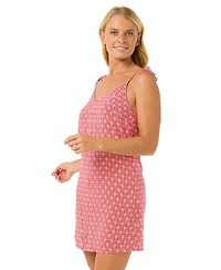 Rip Curl Juniors' Cala Mayor Tie-Strap Mini Dress