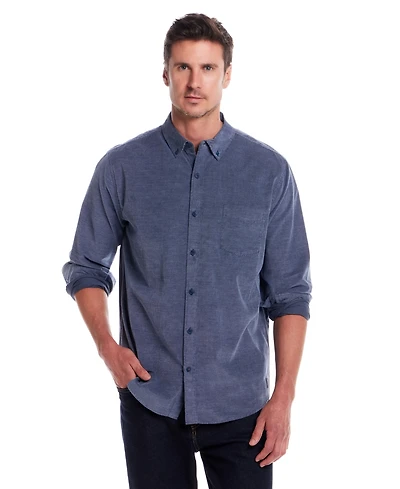 Weatherproof Vintage Men's Solid Collar Shirt